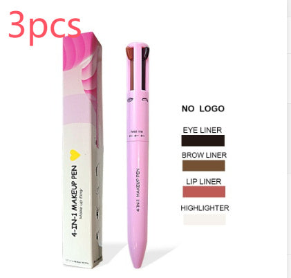 Four-in-one Cosmetic Brush