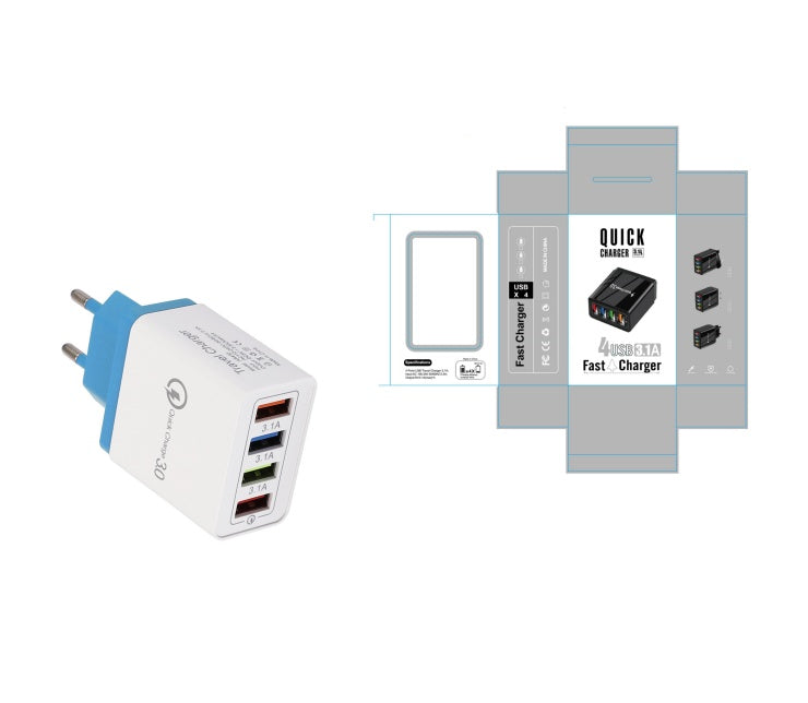 Quick 4 Slot Portable Charger