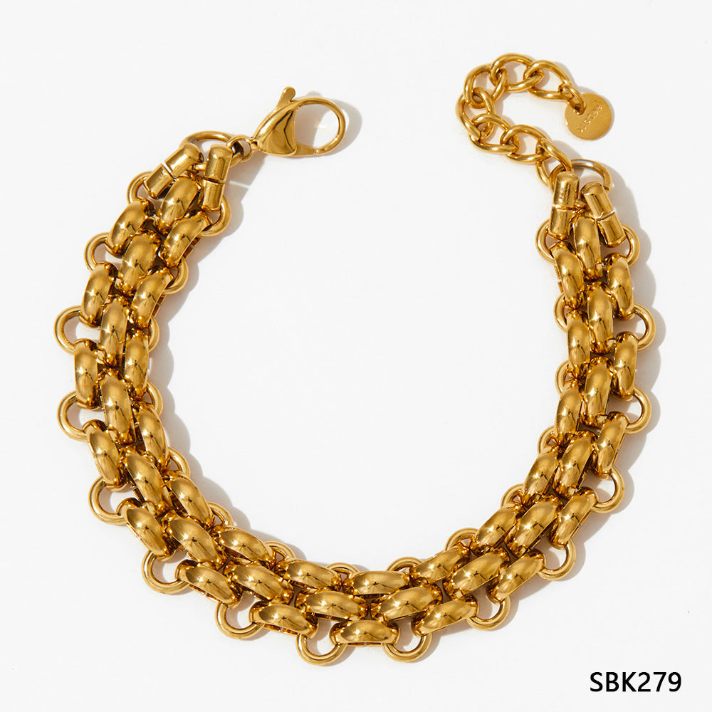Electroplating Stainless Steel Bracelet