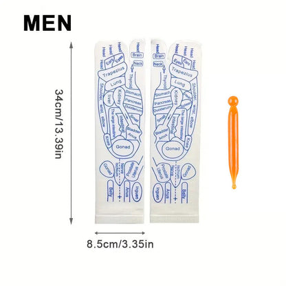 Massage Relieve Tired Feet  Acupressure Foot Massager Reflexology Socks