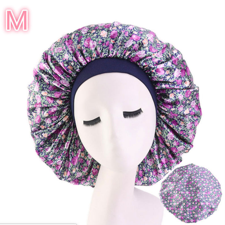 Beauty Silk Bonnet Sleep Night Cap
