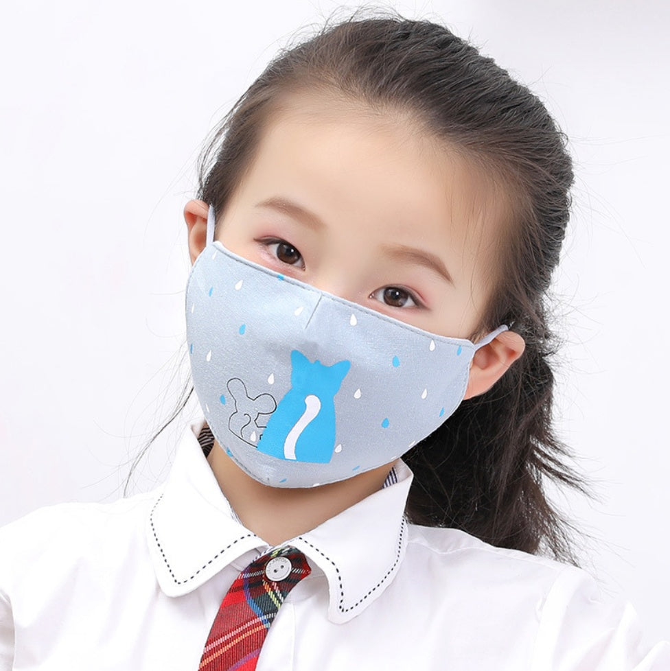 Kids Cartoon Cotton Facial Mask