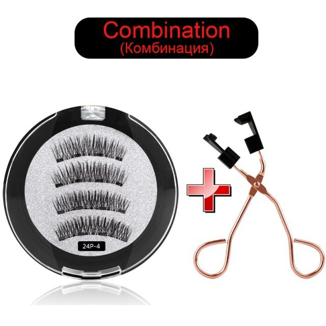Natural Magnetic Eyelash With Clip Sleeve