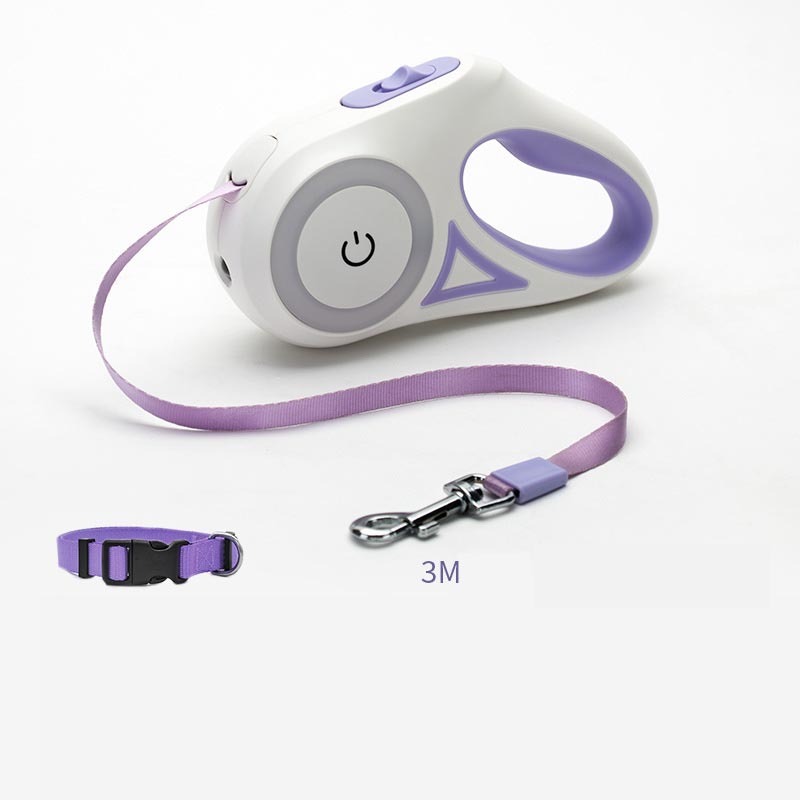 Retractable Dog Leash And Dog Collar