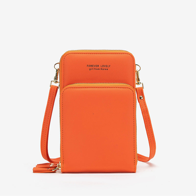 Tri-fold Pockets Crossbody Bag Women