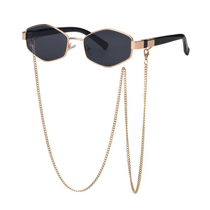 Women's Fashion Personality Chain Sunglasses