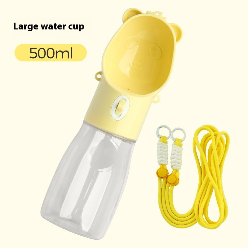 2 In 1 Portable Dog Water Bottle For Small Big Dogs And Cats For Outdoor