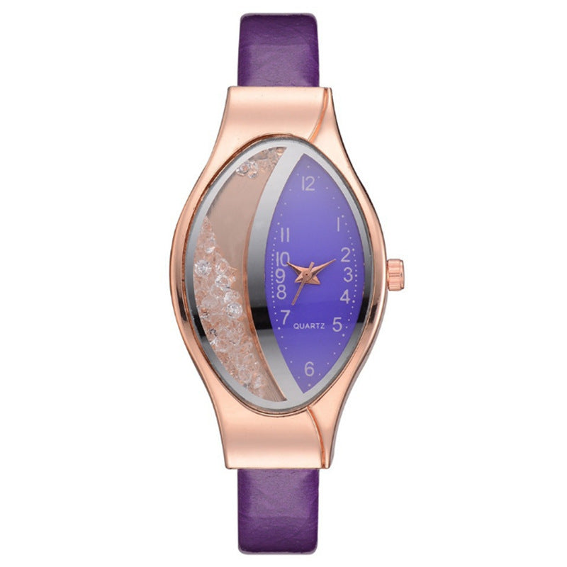 Snake Belt With Diamond Embedding Women's Watch