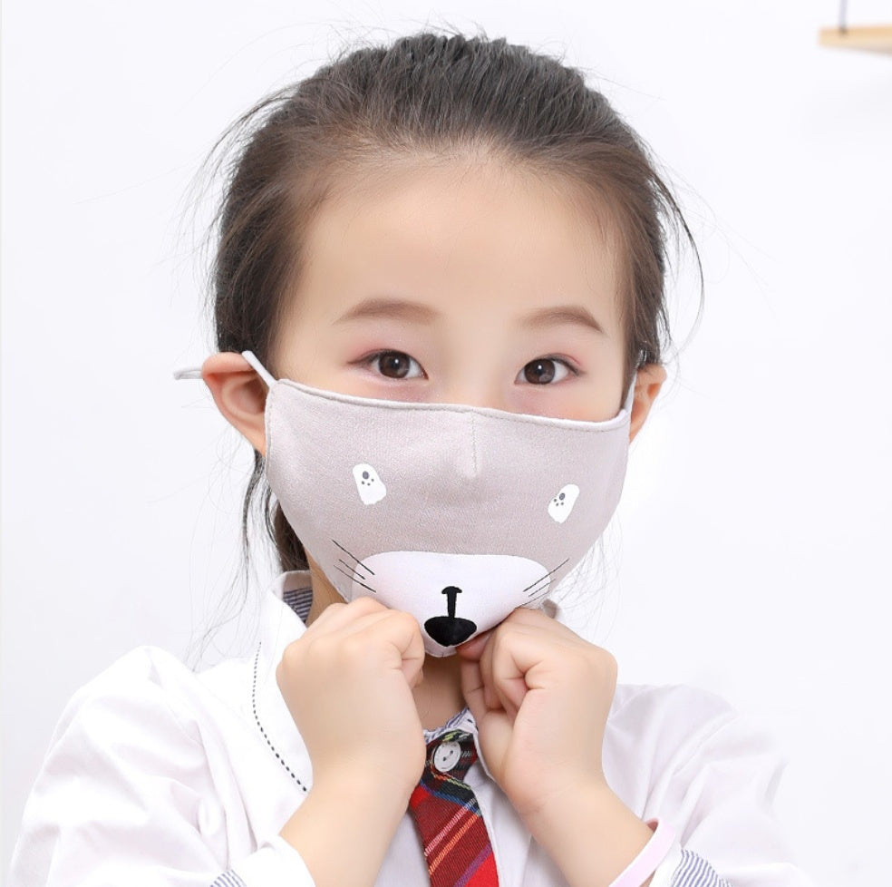 Kids Cartoon Cotton Facial Mask