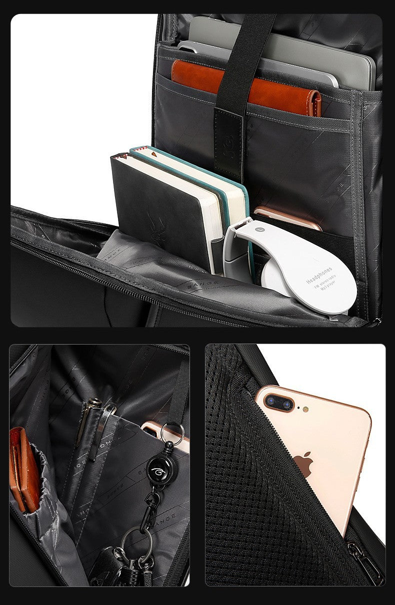 Men's Travel Business Leisure Waterproof Schoolbag