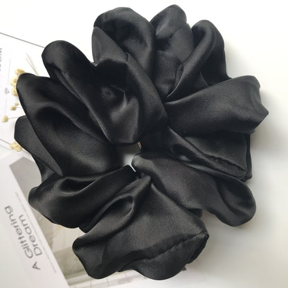 Smooth Satin Large Intestine Circle Hair Tie