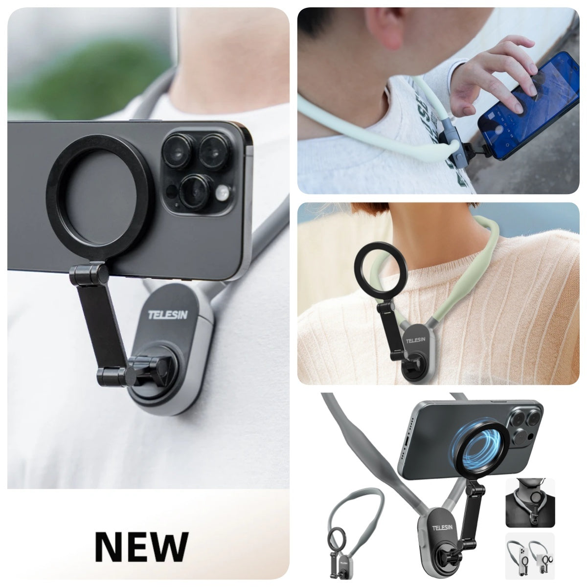 Magnetic Neck Mount Hold For Phone