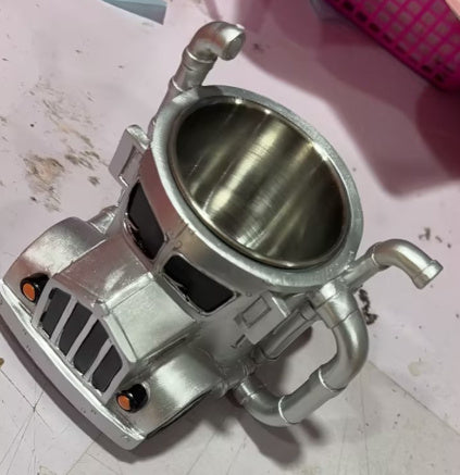 Durable Handcrafted Semi-Truck Coffee Mug