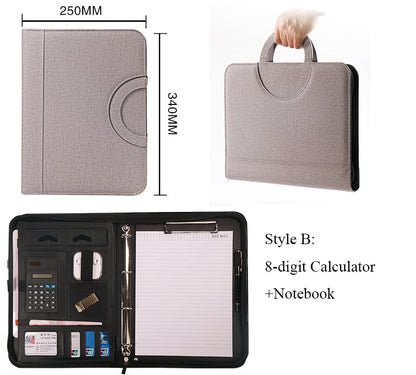 A4 Multifunctional Portable Zipper Bag