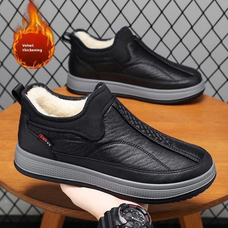 Simple Non-slip Flat Cotton Shoes