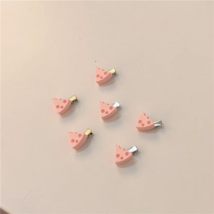 Soft Girl Cute Series Peach Hair Clip