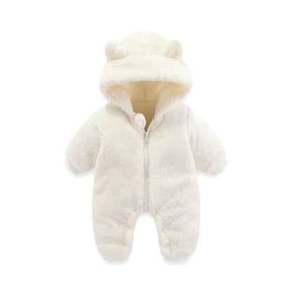 Newborn Thermal Zipper Onesie Rompers Jumpsuit