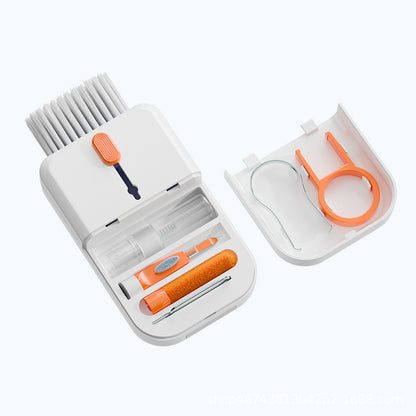 11-in-1 Portable Multifunctional Electronics Cleaning Kit with Storage Box