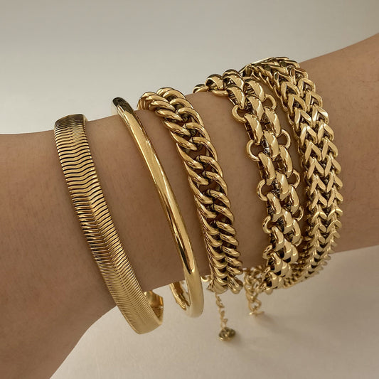 Electroplating Stainless Steel Bracelet
