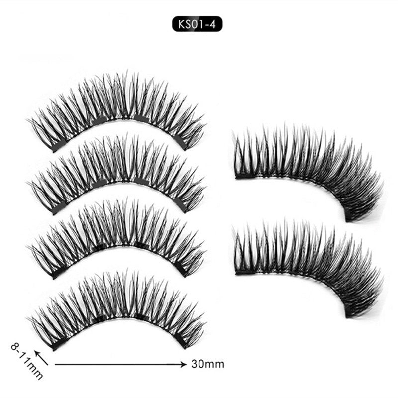 Natural Magnetic Eyelash With Clip Sleeve