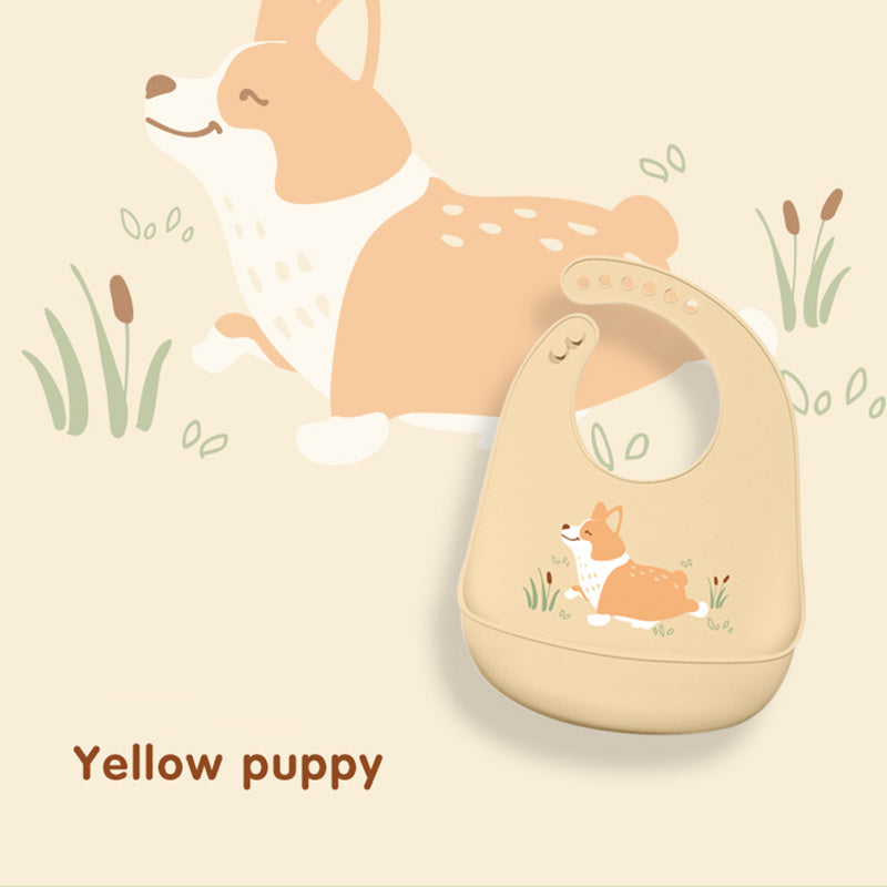 Silicone Waterproof Pocket Bib