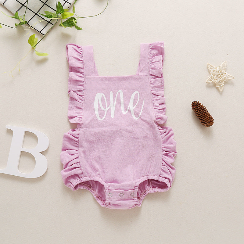 Infant Multicolor Bellyband Jumpsuit Romper