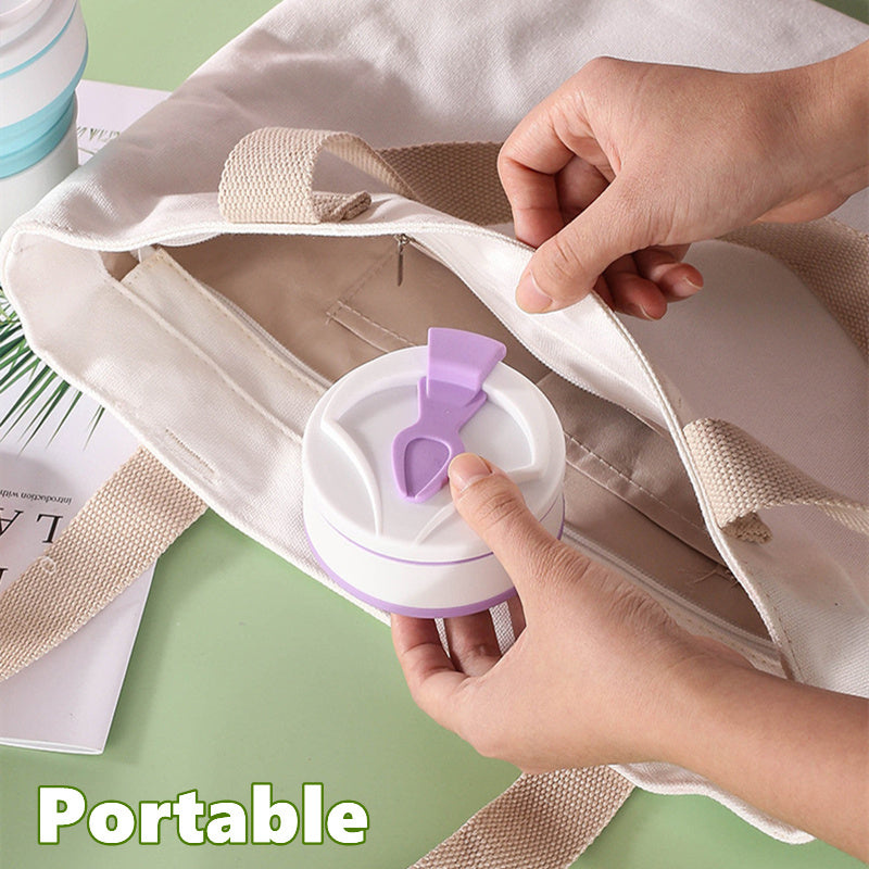 Collapsible Mug With Cover
