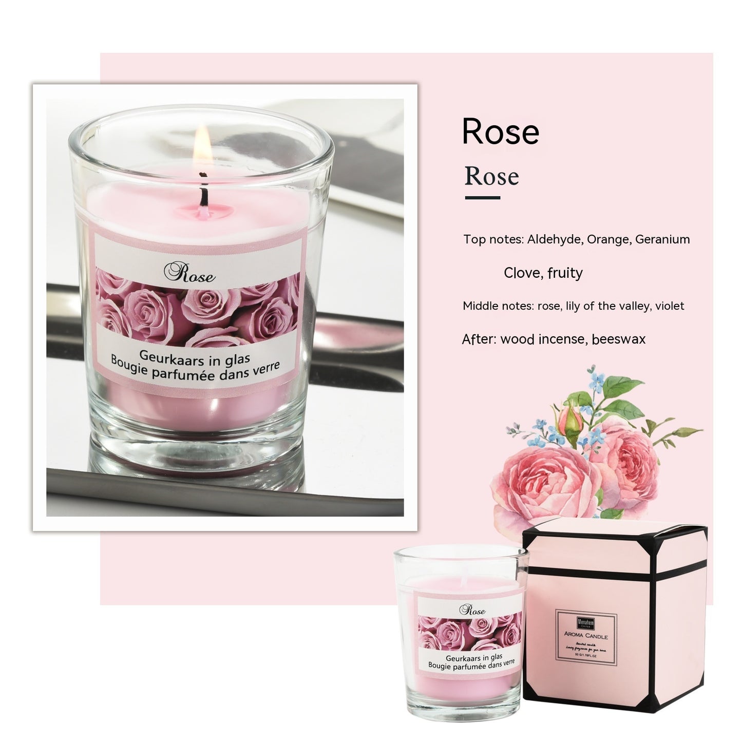 Plant Glass Aromatherapy Candles