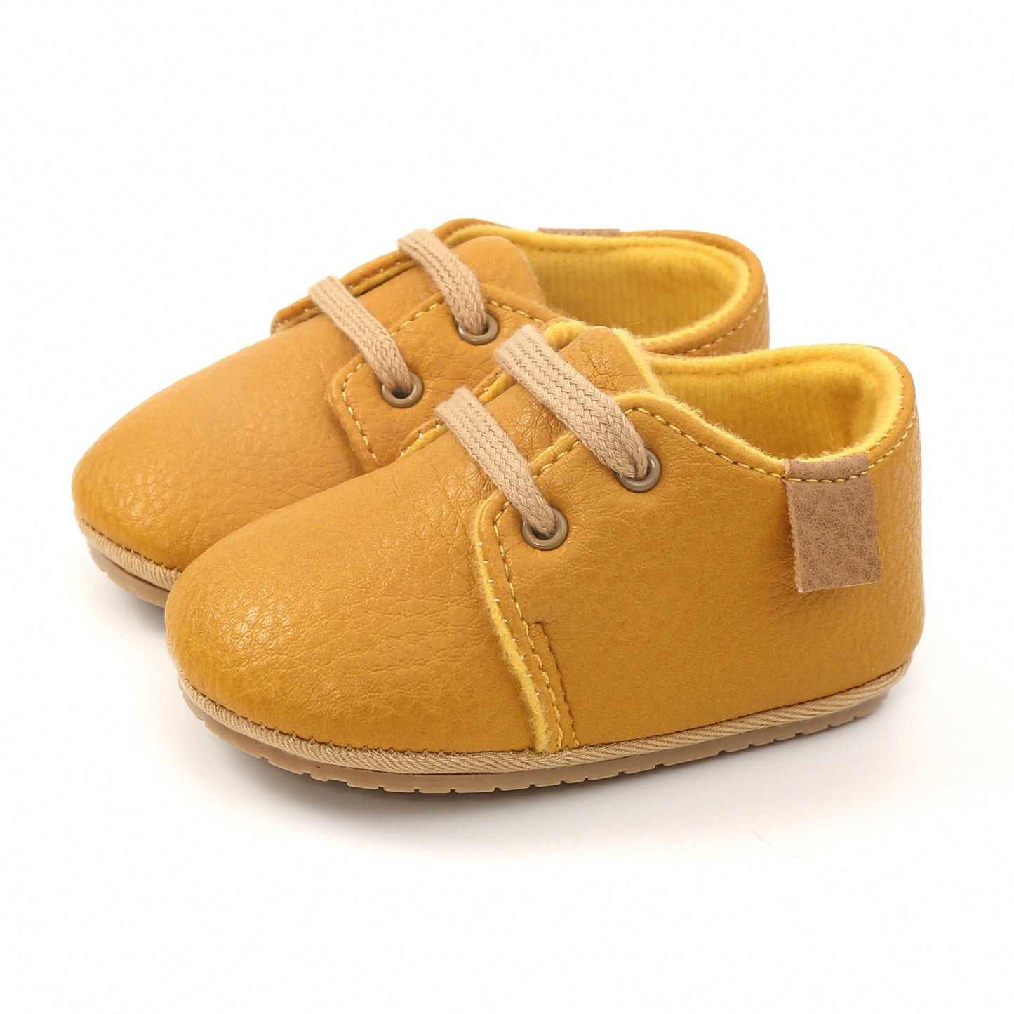 Small Leather Baby Walking Shoes