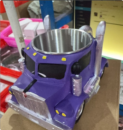 Durable Handcrafted Semi-Truck Coffee Mug
