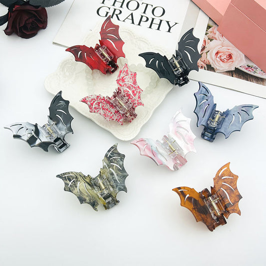 Funny Halloween Bat Barrettes For Girls