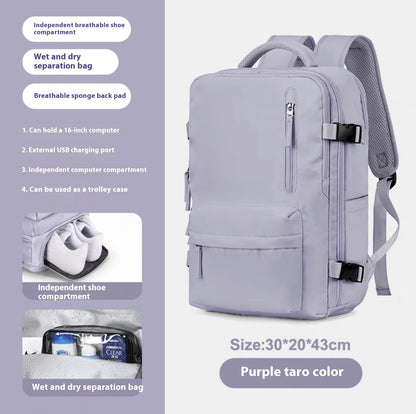 Breathable And Waterproof Large Capacity Travel Backpack