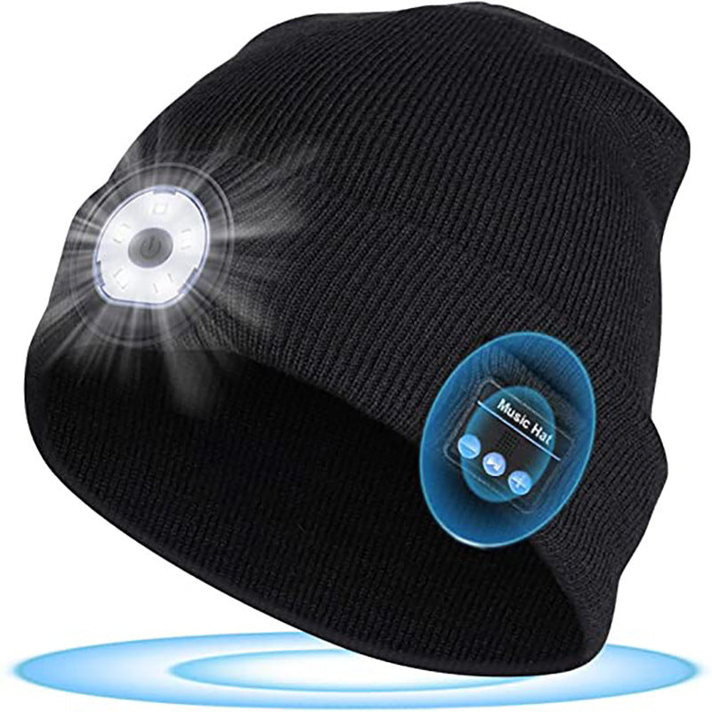Warm Earphone Hat With Wireless Music