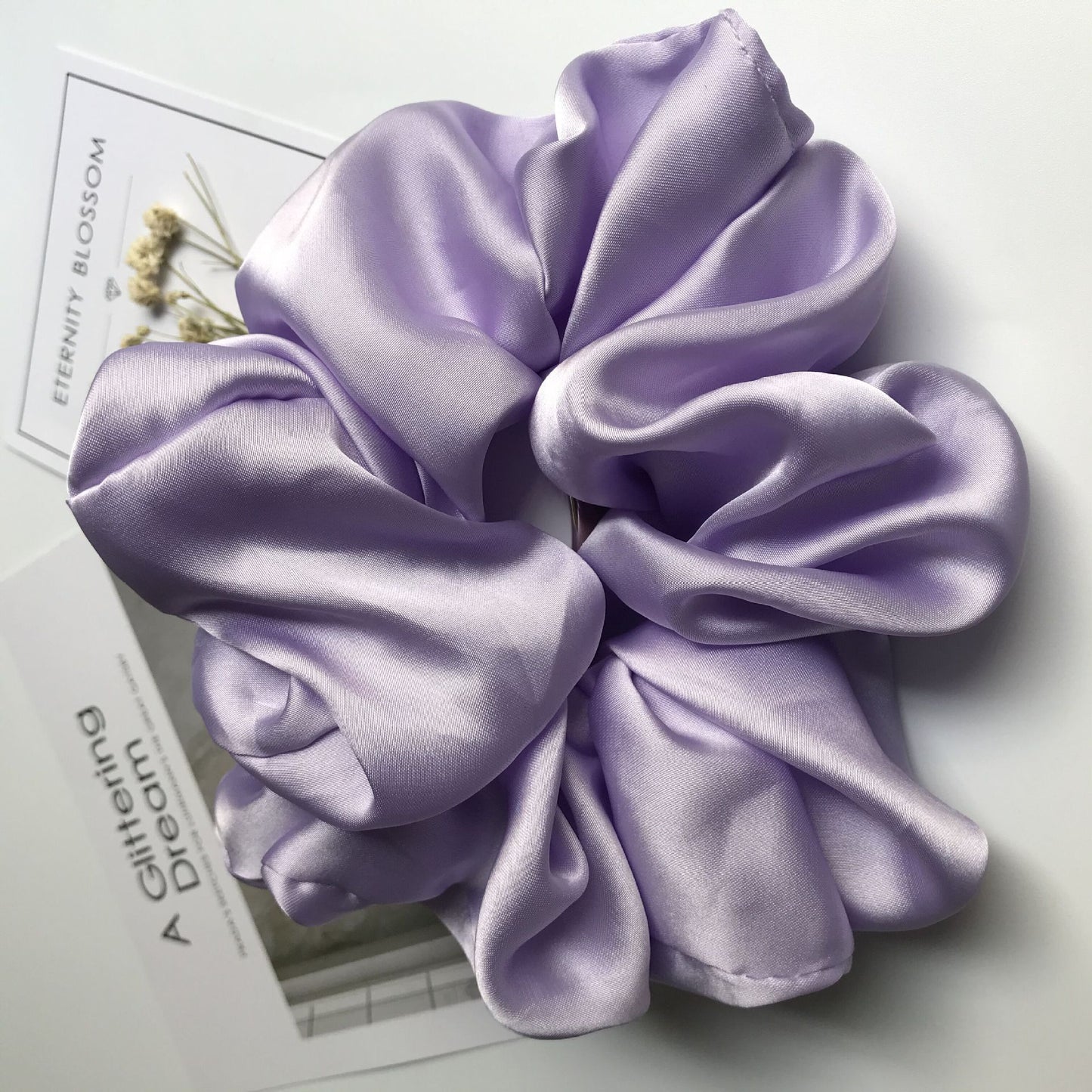 Smooth Satin Large Intestine Circle Hair Tie