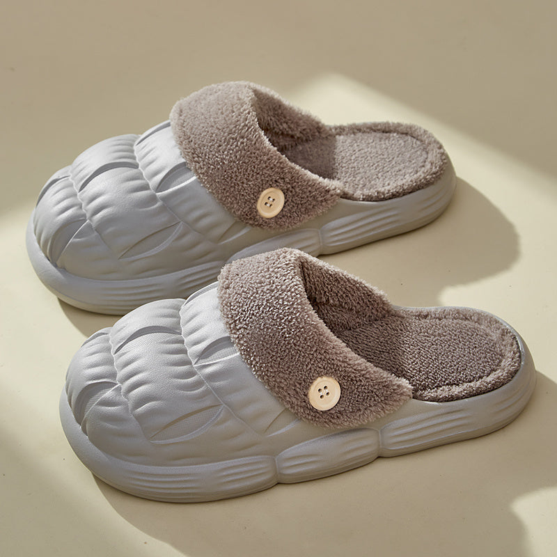Waterproof, Non-Slip, Fluffy And Fuzzy Indoor Slippers