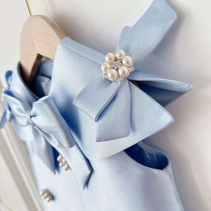 High-end Children Host Costume For Piano Performance