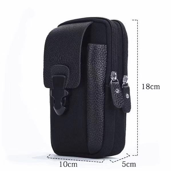 Men's Canvas Belt Waist Bag