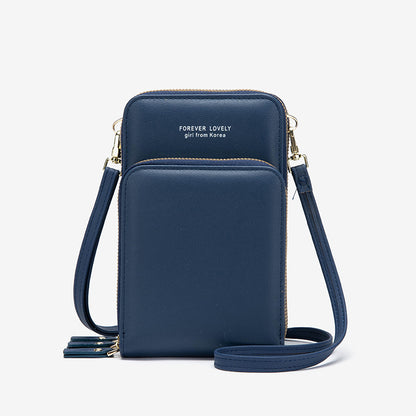 Tri-fold Pockets Crossbody Bag Women