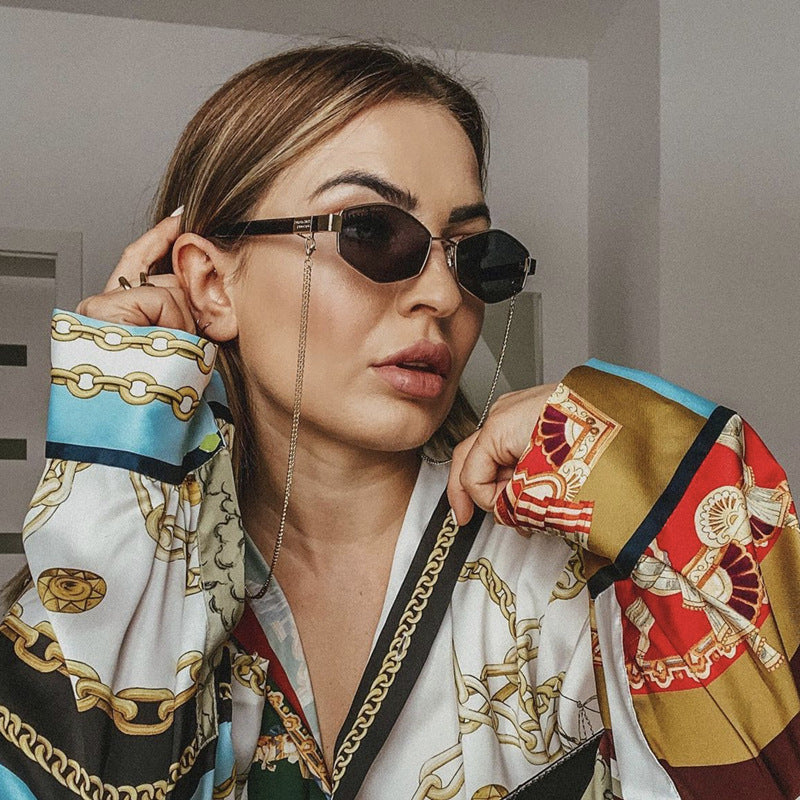 Women's Fashion Personality Chain Sunglasses