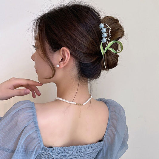 Simple Versatile Women's Zinc Alloy Hair Clip