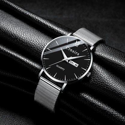 Simple Ultra-thin Quartz Watch For Men