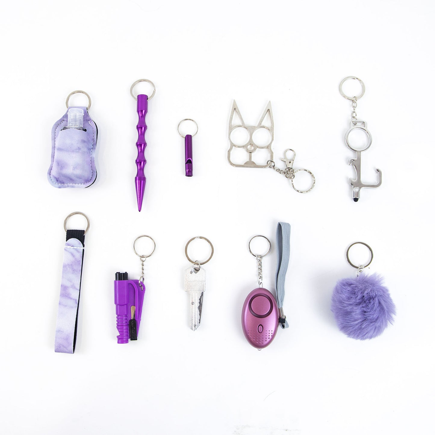 Self Defense Keychain Suit Personal Keychain For Girls & Women