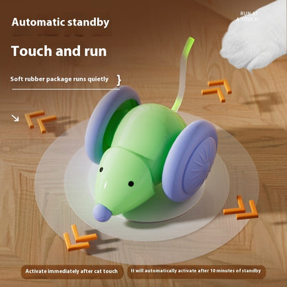 Interactive Electric Mouse Car Toy for Cats