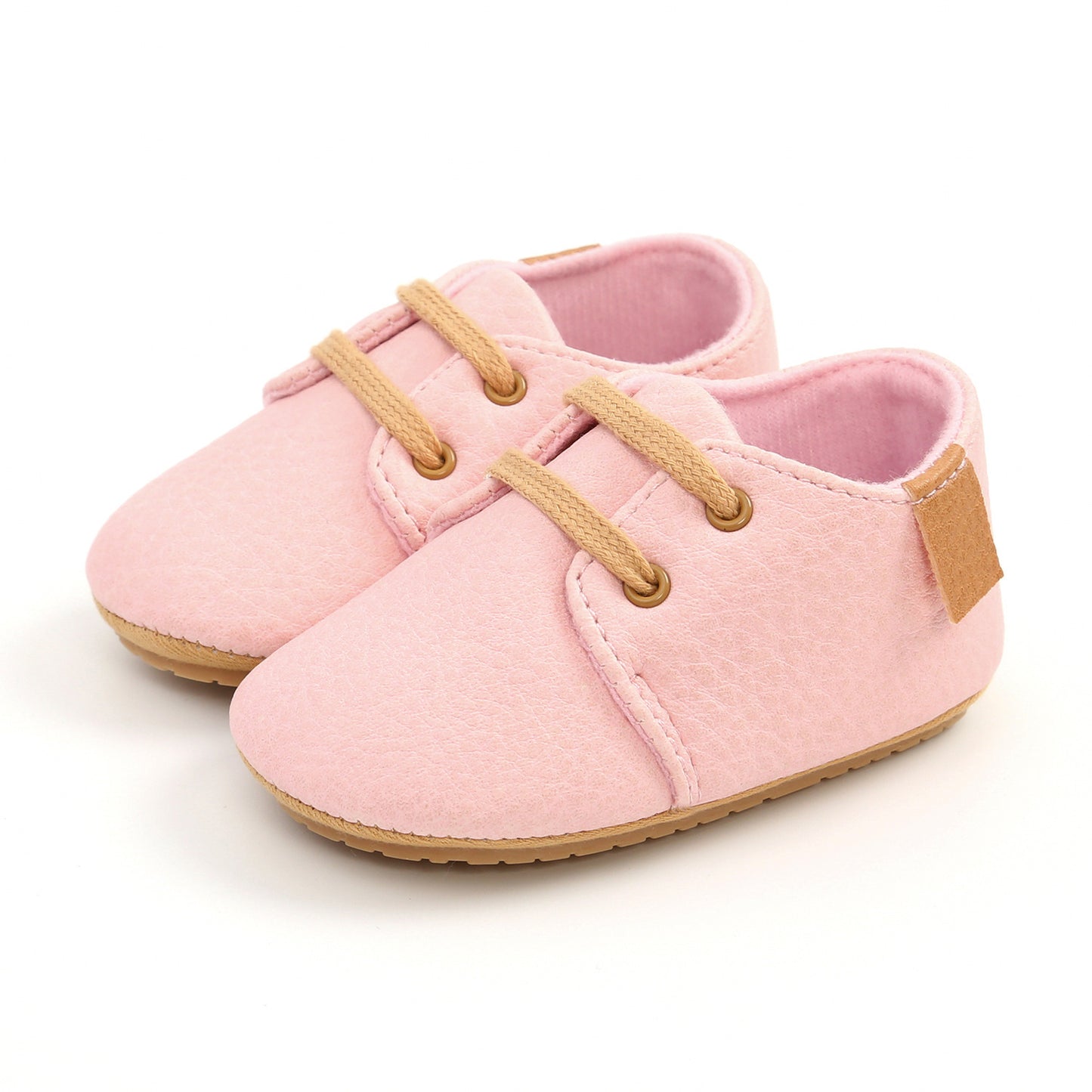 Small Leather Baby Walking Shoes