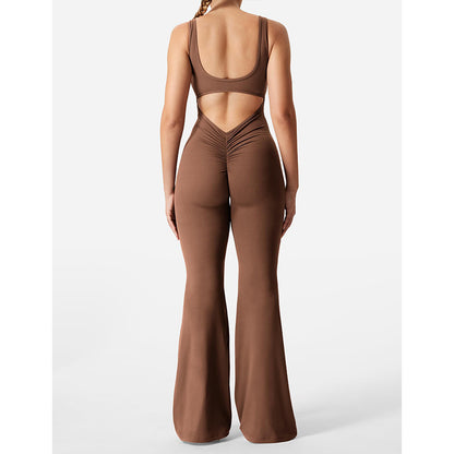 Sexy Backless Exercise Yoga Jumpsuit