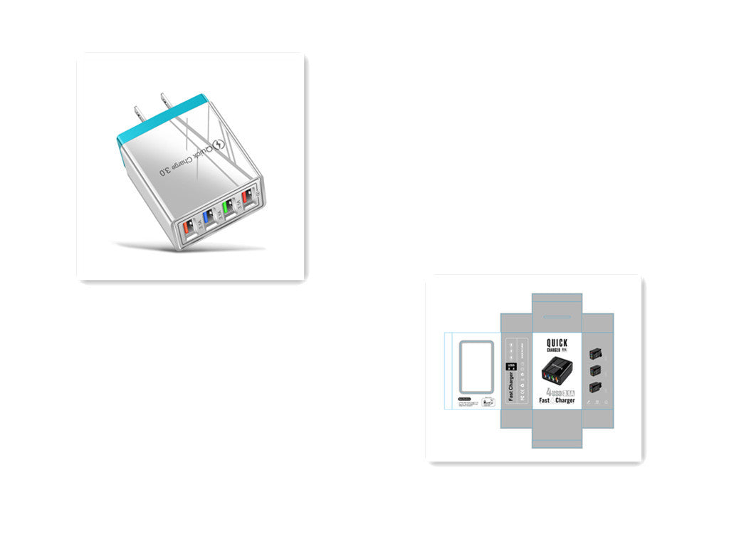 Quick 4 Slot Portable Charger