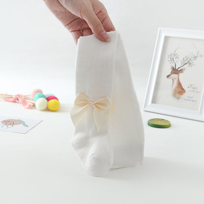 Children's Pantyhose Big Bow Mesh