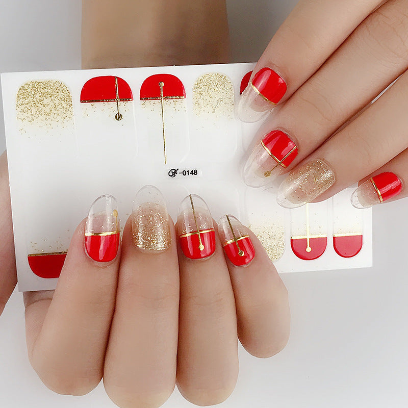 Imitation 3D Hot Nail Stickers