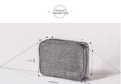 Multifunctional Mobile Power Data Cable Storage Bag
