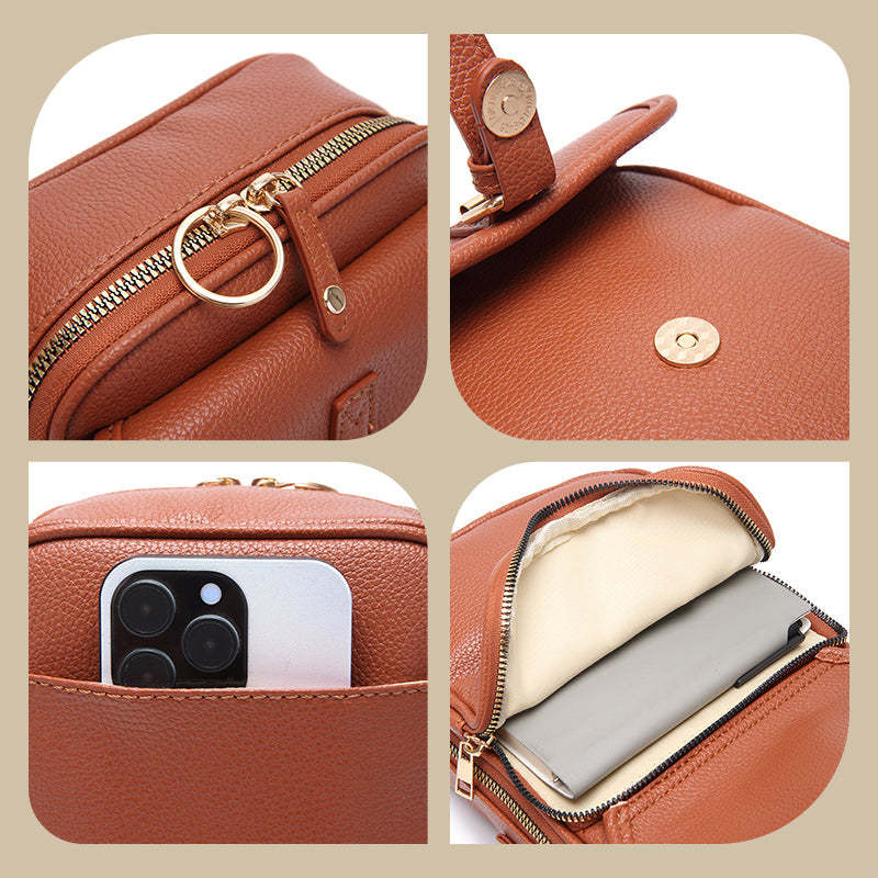 Unisex Vintage Large Capacity Messenger Bag